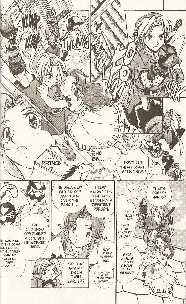 Some of Ocarina of Time manga!