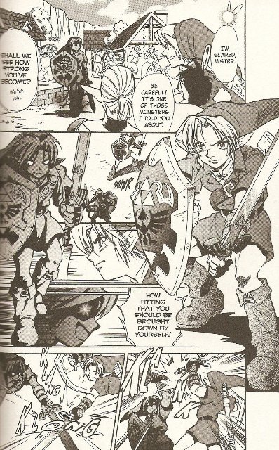 Some of Ocarina of Time manga!