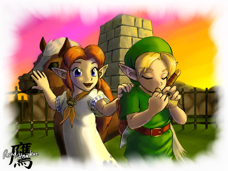 Link The Hero of Time Legend of Zelda Fan Art by 2dForever