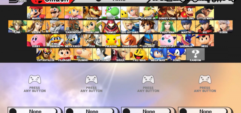 Super Smash Brothers Wii U, Tiers, Characters, Controls, Roms, ISO