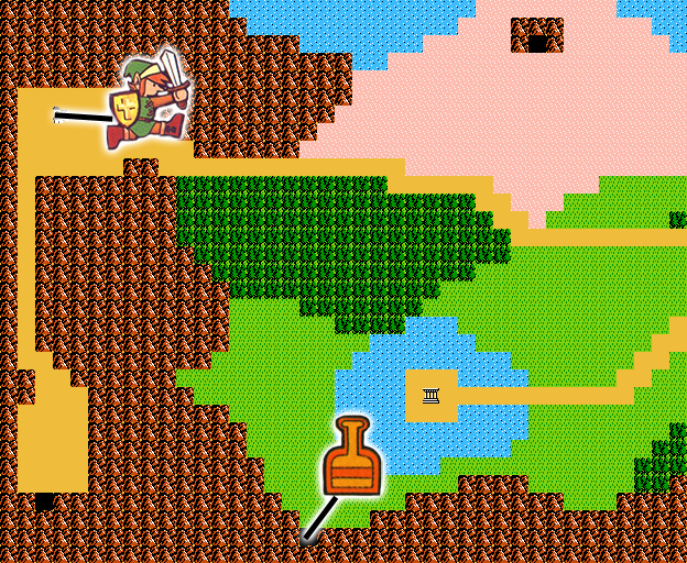 The Adventure Of Link Walkthrough Midoro Palace Zelda Dungeon