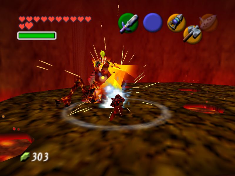 ocarina of time master quest fire temple