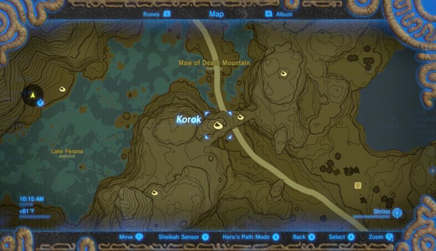 Eldin Korok Seed Locations - Zelda Dungeon