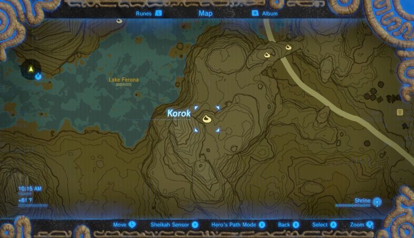 Eldin Korok Seed Locations - Zelda Dungeon