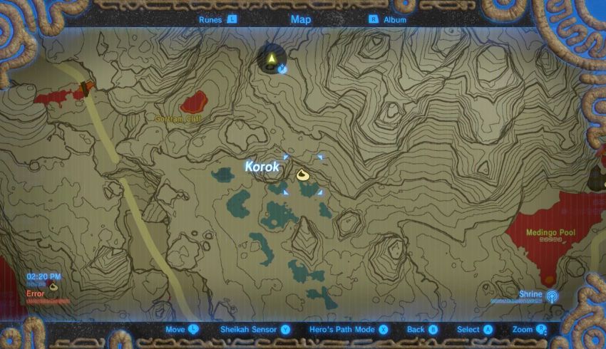 Korok Seed Locations Interactive Map