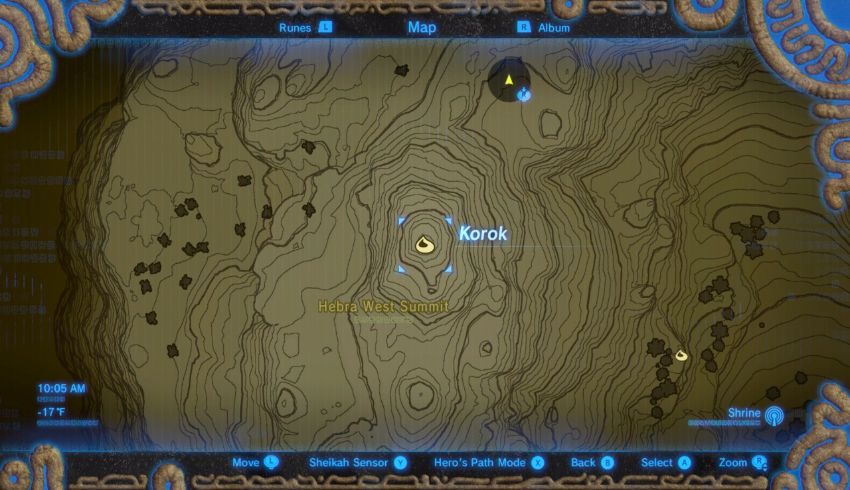 Zelda Breath of the Wild Shrine Locations