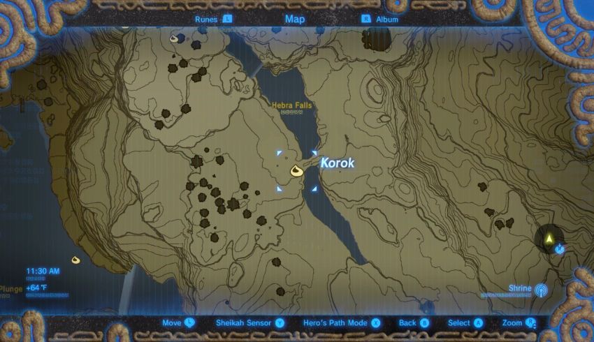 Hebra Korok Seed Locations Zelda Dungeon