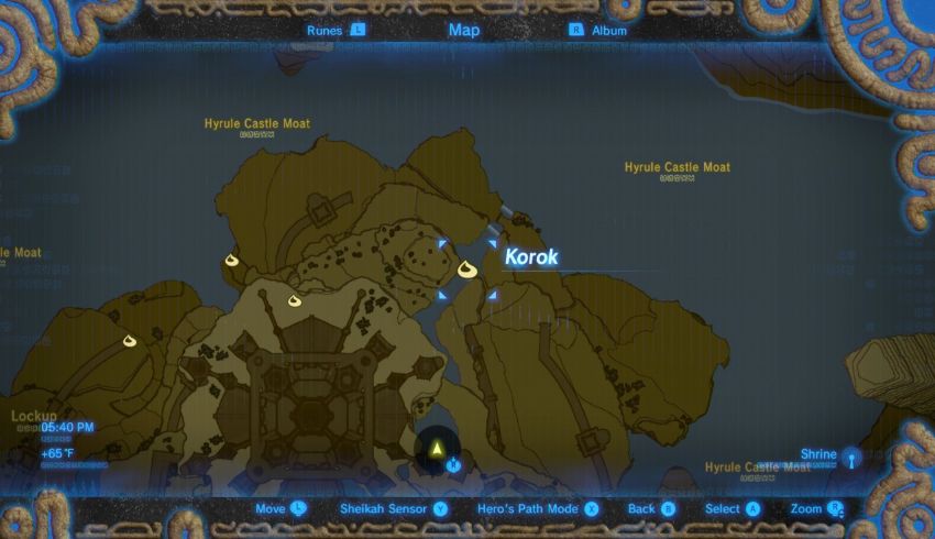 Hyrule Castle Korok Seed Locations - Zelda Dungeon