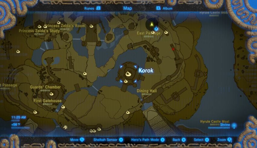 Hyrule Castle Korok Seed Locations - Zelda Dungeon