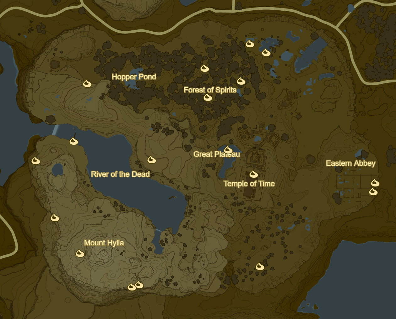 breath-of-the-wild-first-4-shrine-locations-map