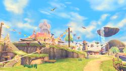 super smash bros. ultimate world of dark zelda area with chest and fighter location?