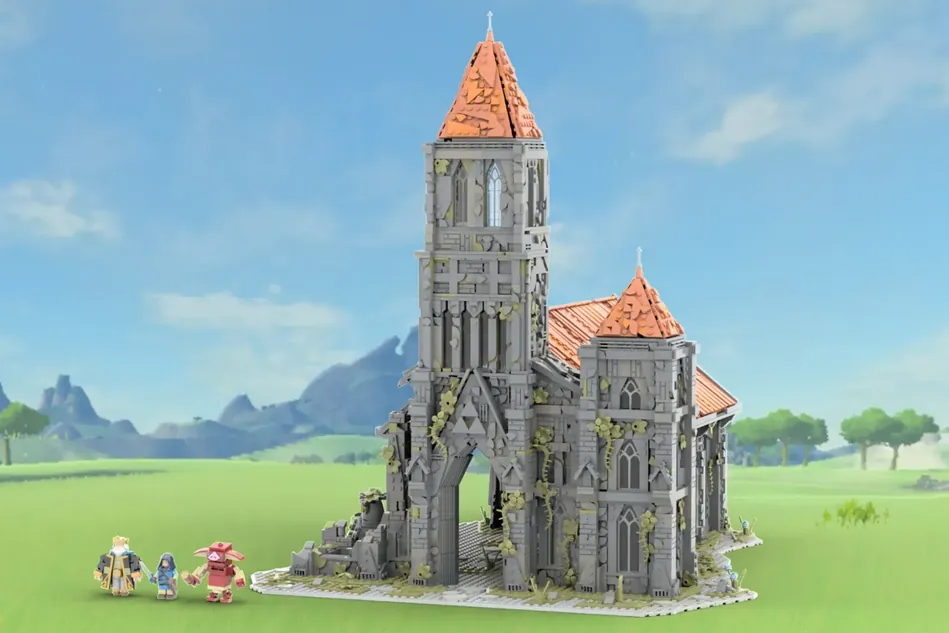 LEGO Hyrule Castle Entrance: A Zelda Custom set from BOTW 