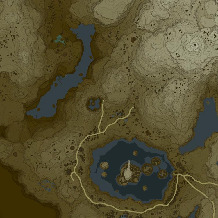 The Legend of Zelda Breath of The Wild Interactive Map - Rice Digital