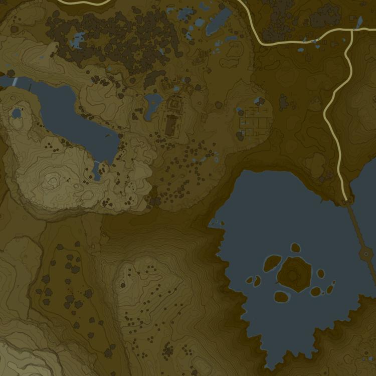 breath of the wild map of shrines