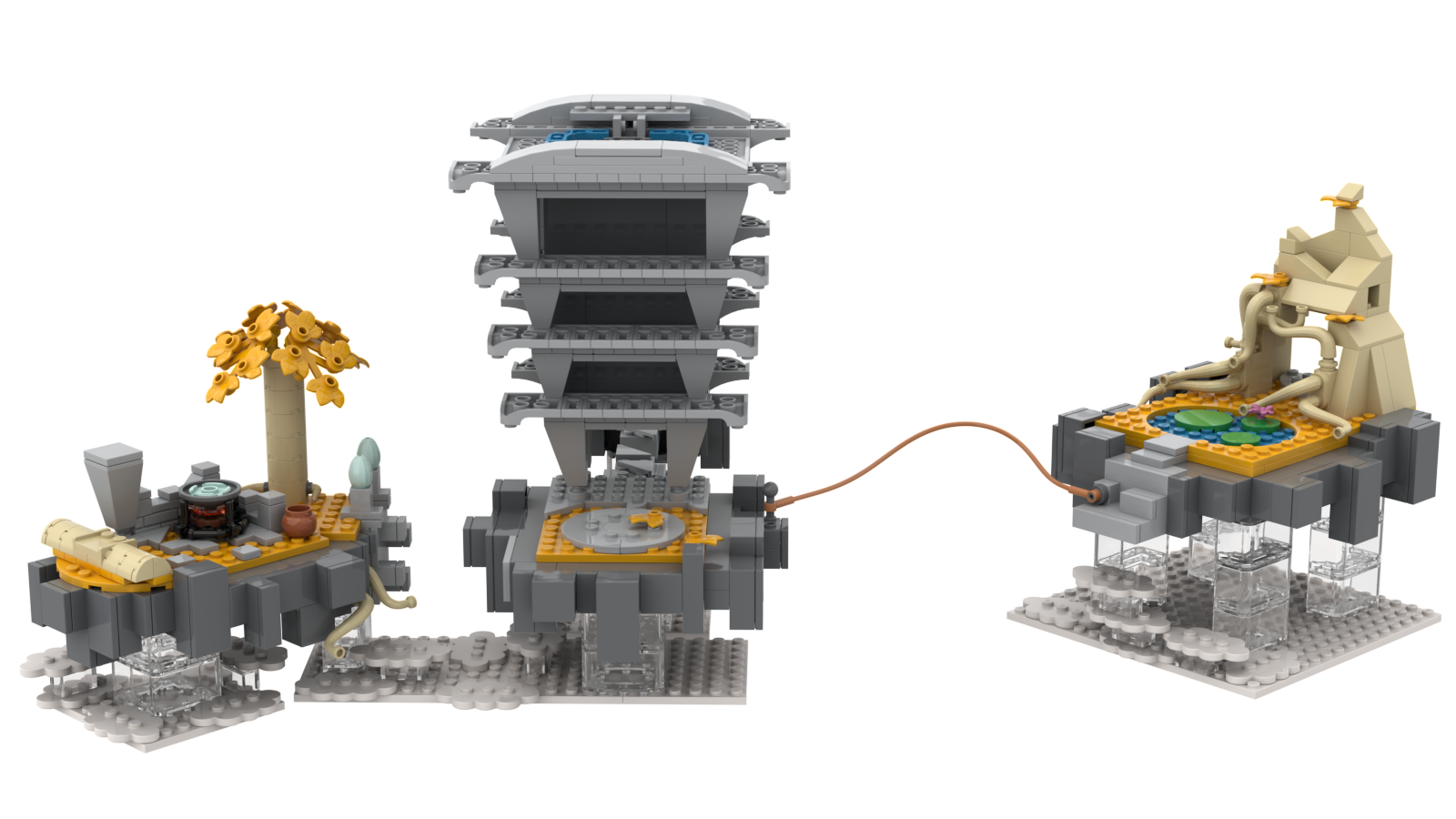 Lego Zelda BUILD A ZONAI DEVICE Custom Set from Tears of the Kingdom! 