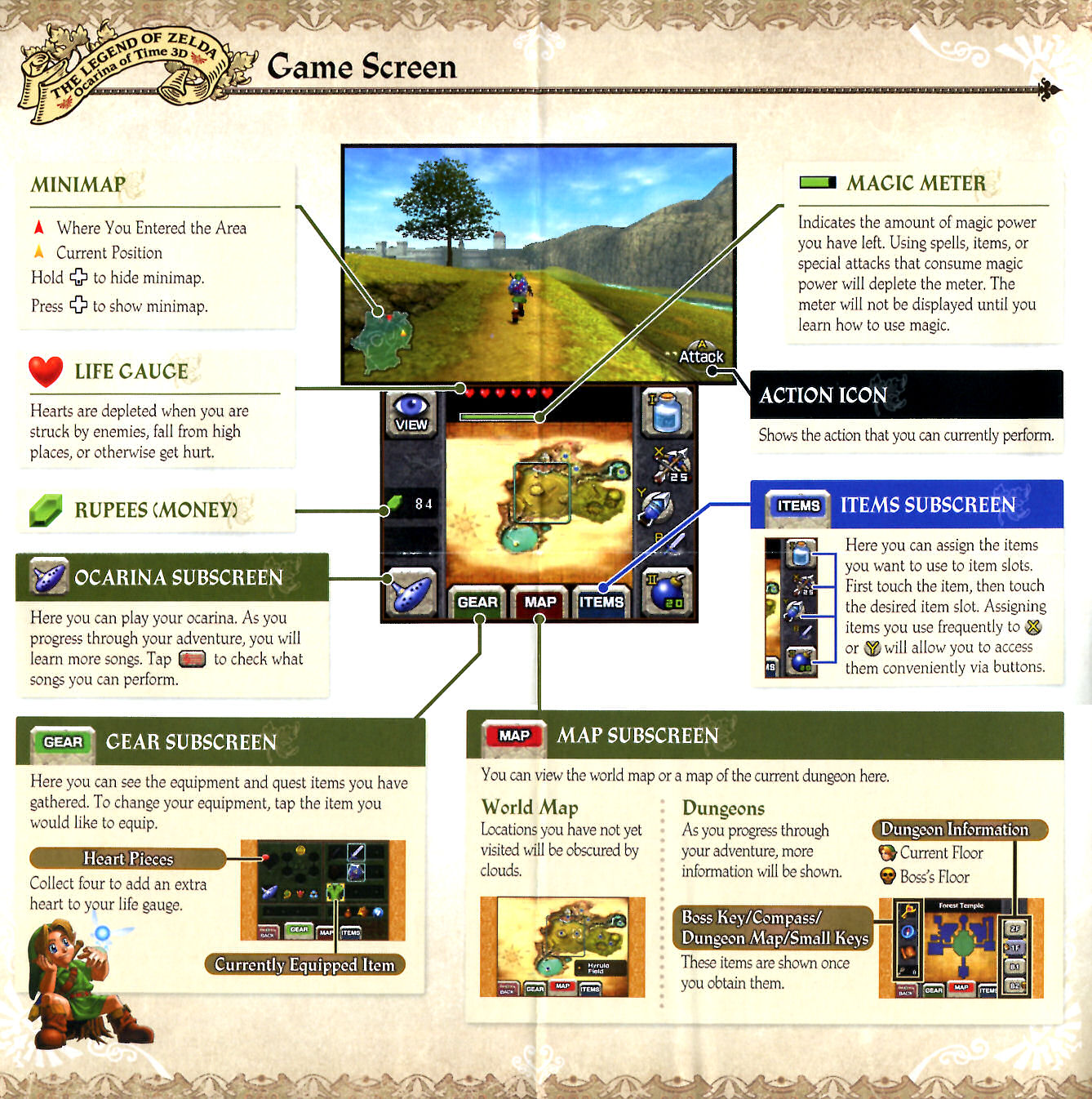 Walkthroughs for The Legend of Zelda: Ocarina of Time  3D::Appstore for Android