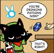 The GaMERCaT - Potions [comic] : r/zelda