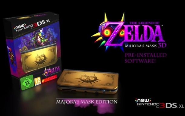 New Nintendo XL Majora's Edition in the UK will have Majora's Mask 3D Pre-installed - Zelda Dungeon