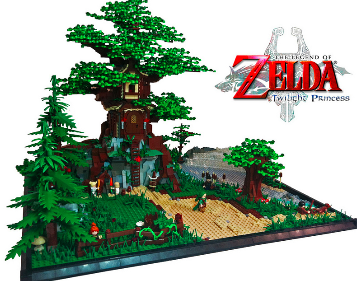 Lego Zelda Lookout Landing Custom Set from Tears of the Kingdom! 