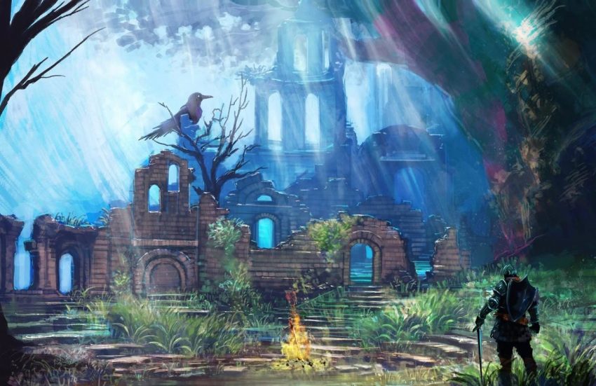 Moody Fan Art Places Legend of Zelda's Link Into Dark Souls