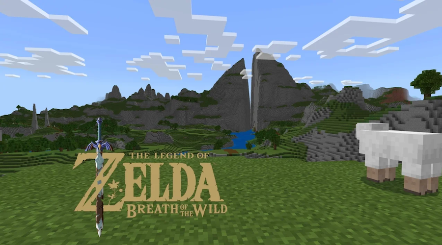 legend of zelda: breath of the wild minecraft map